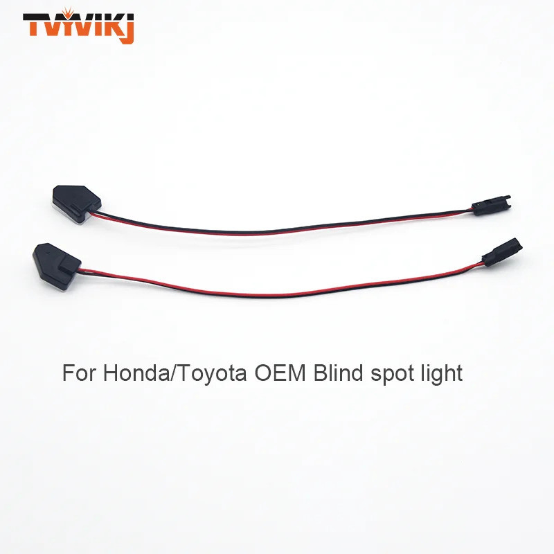 1 Par Amarelo/Vermelho OEM monitor De Ponto Cego Detecção Distância Auxiliar Lâmpada Luz Para Toyota Honda BSD BSA BSM E