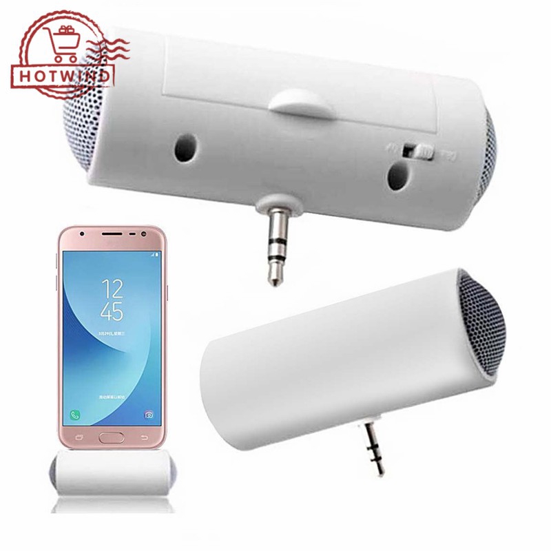 Caixa de Som Pequena de 3,5mm Portátil para Telefone Celular/Tablet / Amplificador de MP3/MP4