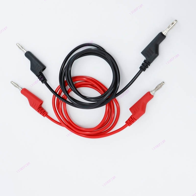 0.5m 1m Duplo 4mm banana Plug Para Empilhável Multímetro Teste Leva Cabos Elétrico Vermelho/Preto 1000V 10A 15A 30BR2 30