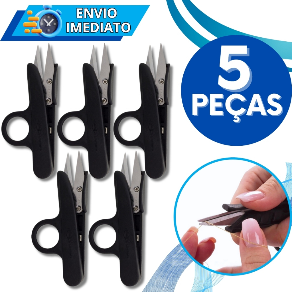 KIT 2/3/5 Unid Tesoura Tecelão Pic Corta Fácil Tecelão Arremate de Linha de Corte e Costura Artesanato Bordado Easy Cut