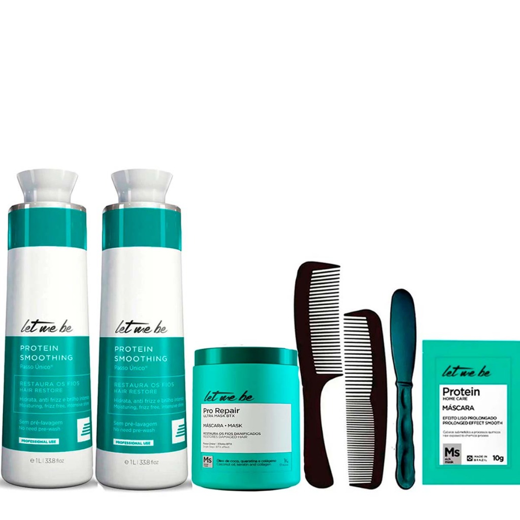 Kit 02 Progressiva Protein e BTX Pro Repair Let Me Be 1L