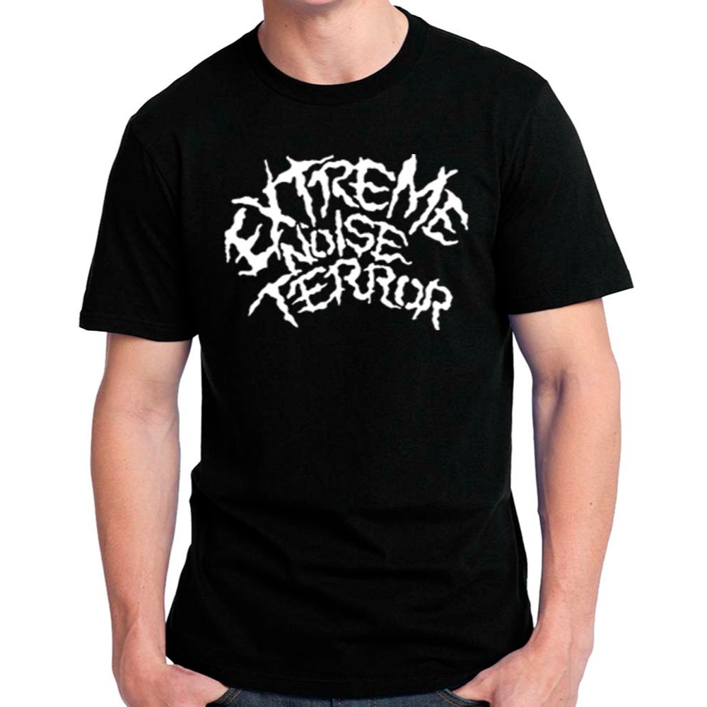 EXTREME NOISE TERROR - camiseta, babylook, regata, manga longa também disponível em tecido branco e vermelho