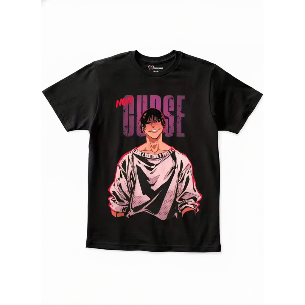 Camiseta Unissex Toji Anime NO JUDGE NOISE Estampada Estilosa Confortável Atemporal Casual