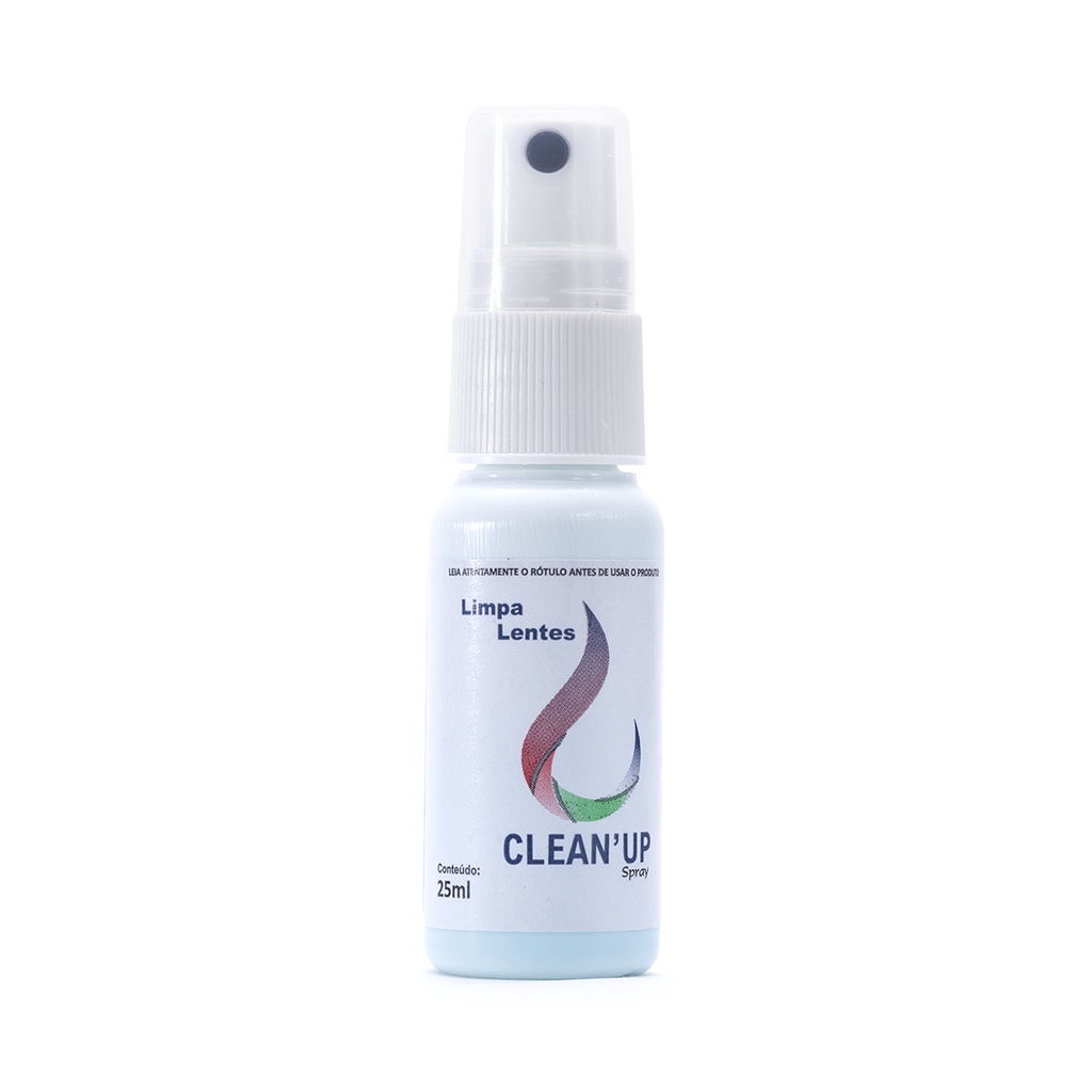 1 Limpa Lentes Para Armação Óculos e Telas Celular Câmera 25ml