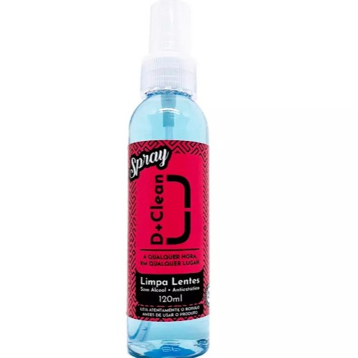 Spray Limpa Lentes Oculos Telas com 120 ml