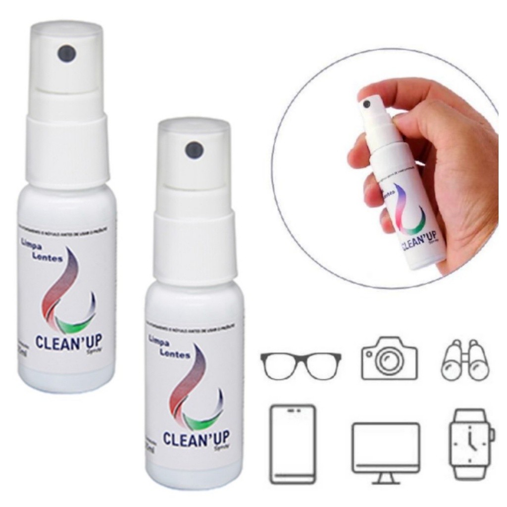 Spray Limpa Lentes e Telas Clean'Up 25ml