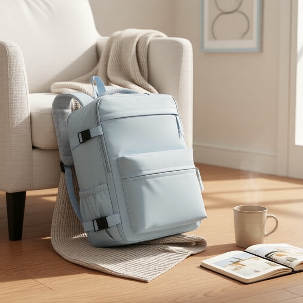 Mochila de mão 40x30x20 cm para viagens de negócios, cabe na cabine 20 polegadas, com bolso para sapatos e compartimento
