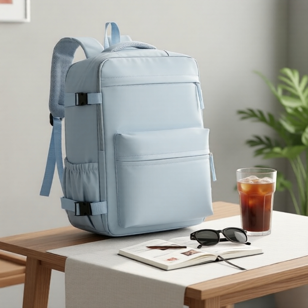 Mochila de viagem de mão 40x30x20cm, cabe na cabine de 20 polegadas, masculina, com compartimento separado para sapatos