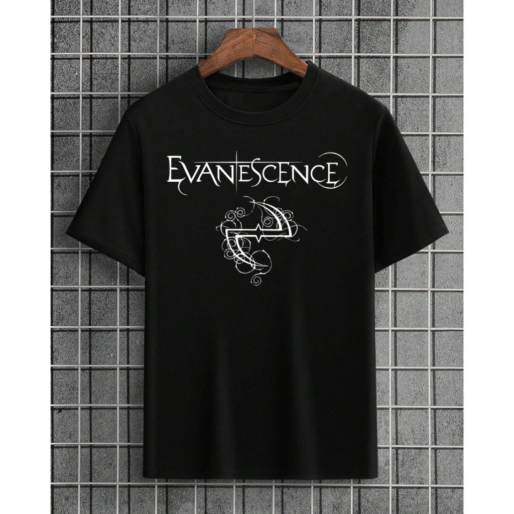 Camiseta Evanescence Amy Lee P ao GG Banda Musica Rock Hard Rock Camisa de Algodão Masculina Feminina Unissex