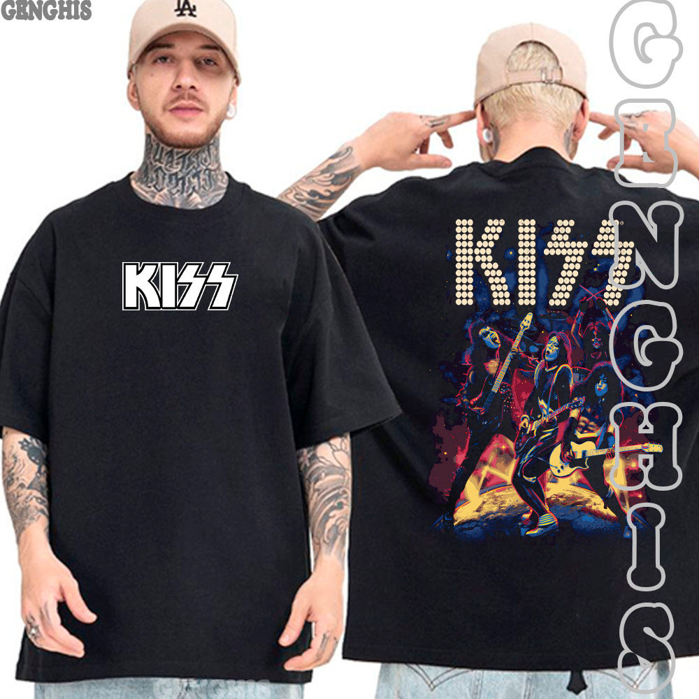Camisa Kiss Banda De Hard Rock Camiseta Basica e Oversized Unissex