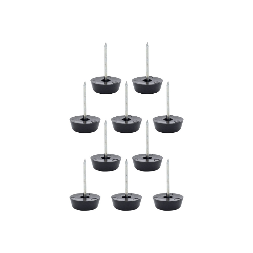 Kit Sapata Prego Deslizante 15mm Para Cadeiras - 50 Peças