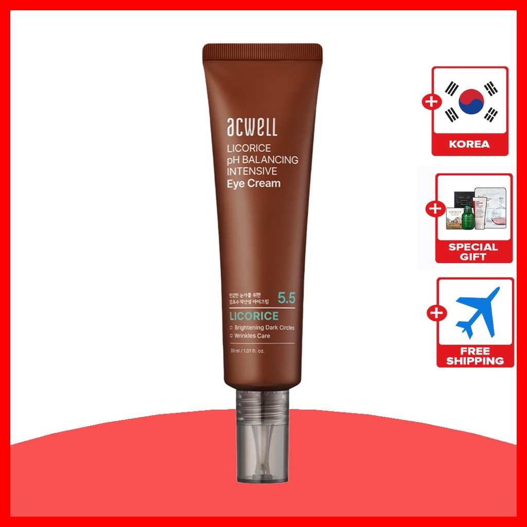 [acwell] Creme Para Os Olhos Intensivo Balanceador De pH De Alcaçuz , 30ml , 1 Unidade/Coreano/Equilíbrio