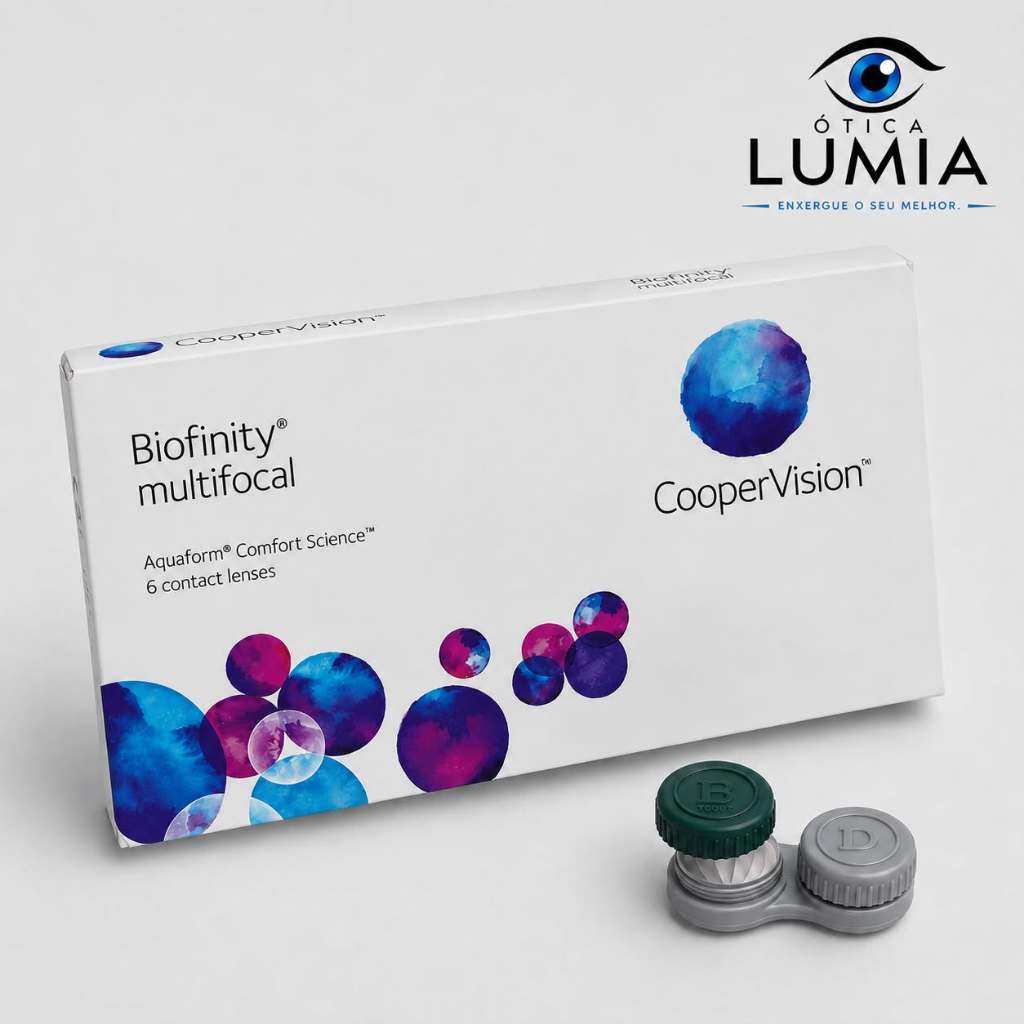 Lente De Contato Biofinity ® Multifocal Incolor - Coopervision