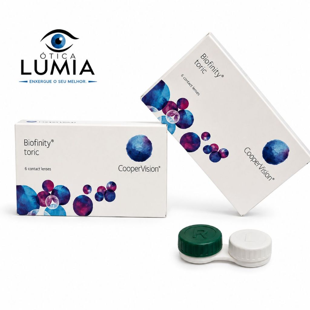 02 Caixas Lente De Contato Biofinity Coopervision Astigmatismo Tórica