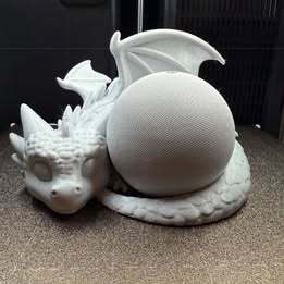 Suporte P/ Alexa Echo Dot Dragão - Impressão 3d
