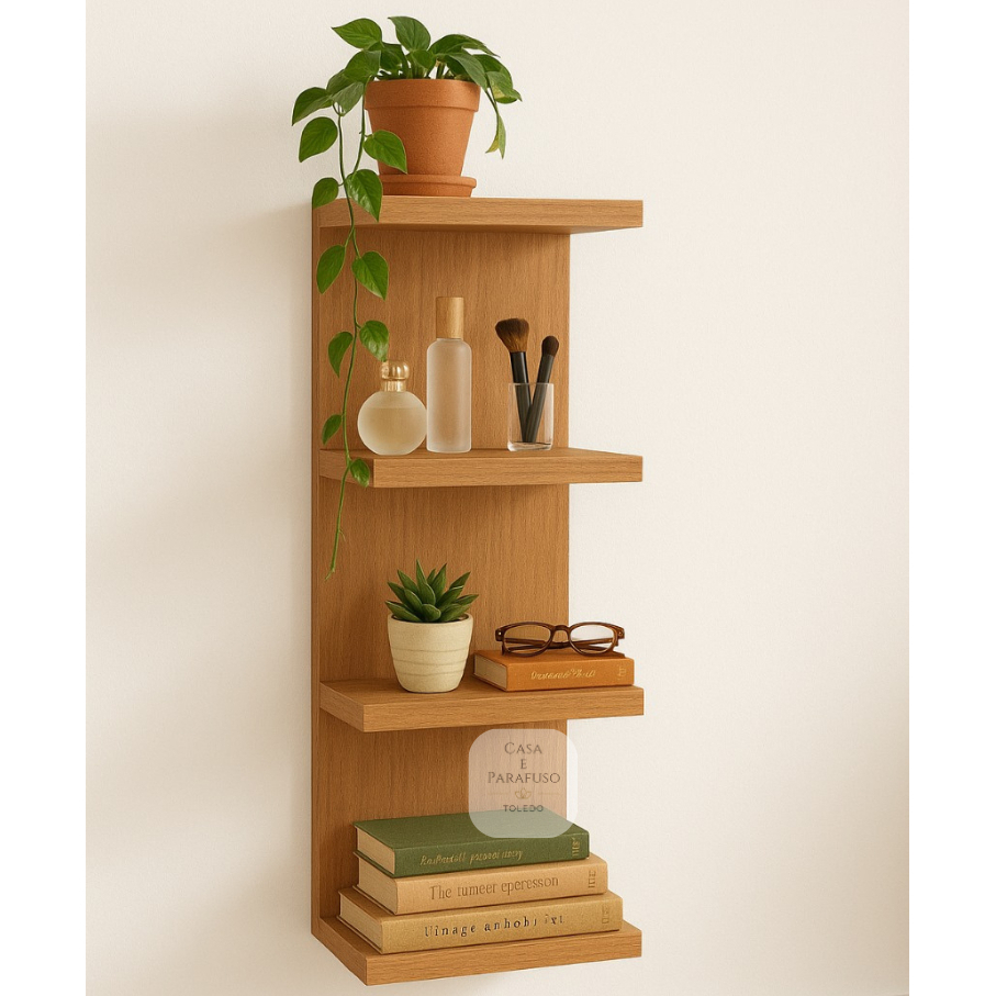 Torre De Prateleira Estante 85 Cm Para Quarto decoração Estante Multiuso Perfumes-105-85