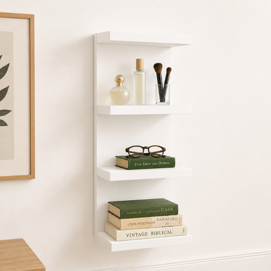 Torre De Prateleira Estante 85 Cm Para Quarto decoração Estante Multiuso Perfumes-105-85