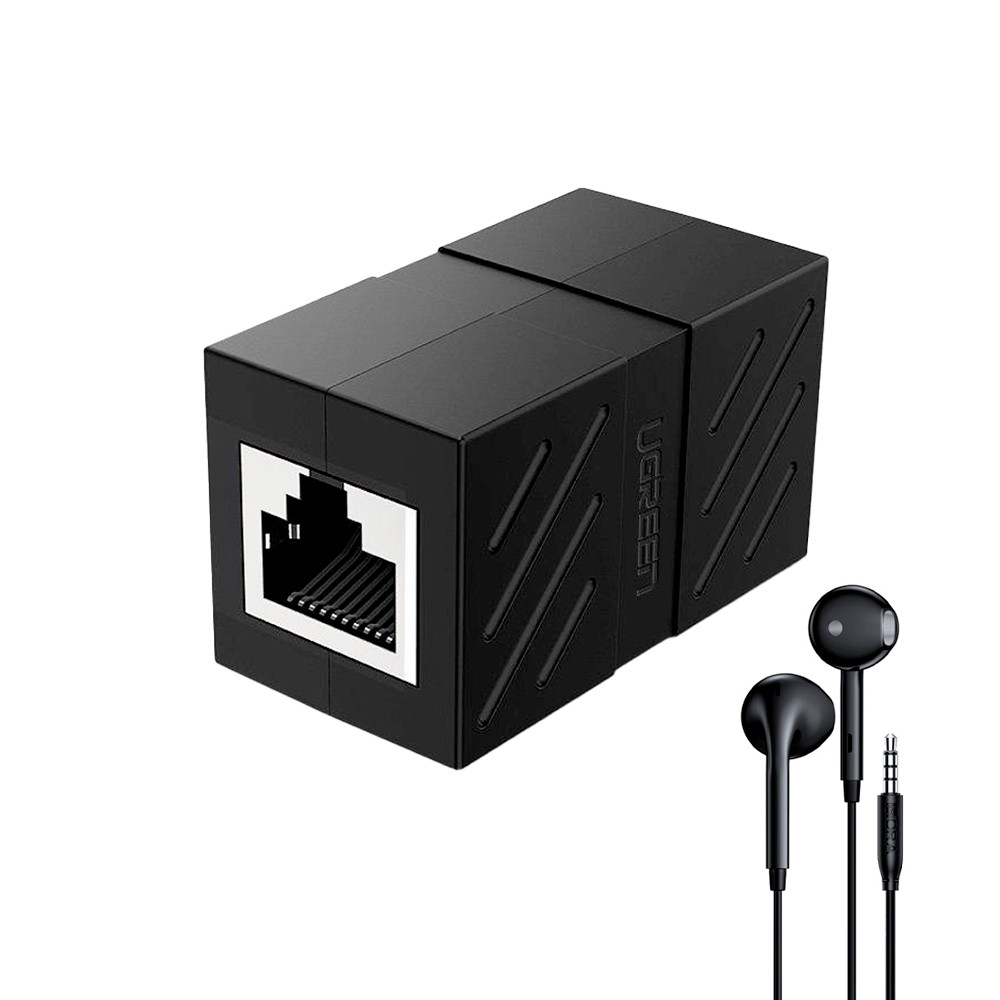 Ugreen Adaptador Rj45 p/ Cabo Rede 1000Mbps + Fone Ouvido (K-6483-5886)