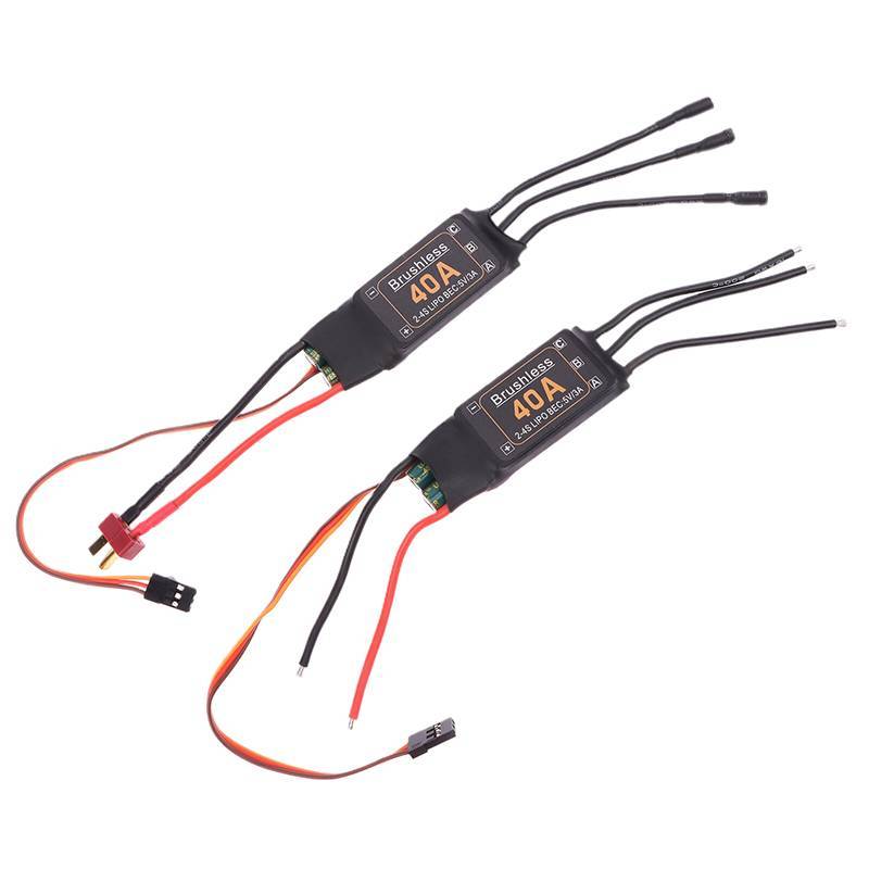 Moinho Mitoot Sem Escova 40A Velocidade ESC Controlador 2-4S Com 5V 3A UBEC Para RC FPV Quadcopter Aeronaves Helicóptero