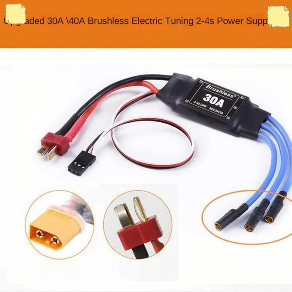 Controlador Eletrônico De Velocidade , Cabeça Banana De 3.5 Mm 2-4S ESC Sem Escova , Fácil Uso T Plug 5V 3A UBEC RC Peça