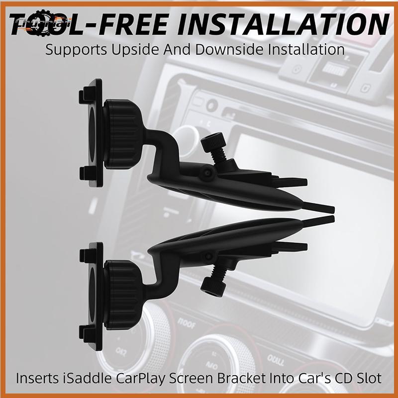 Chuaniaji CD Slot Mount Para Carplay Screen 17mm Ball Joint Universal InCar Holder Monitor De 4 A 11 Polegadas Instalaçã