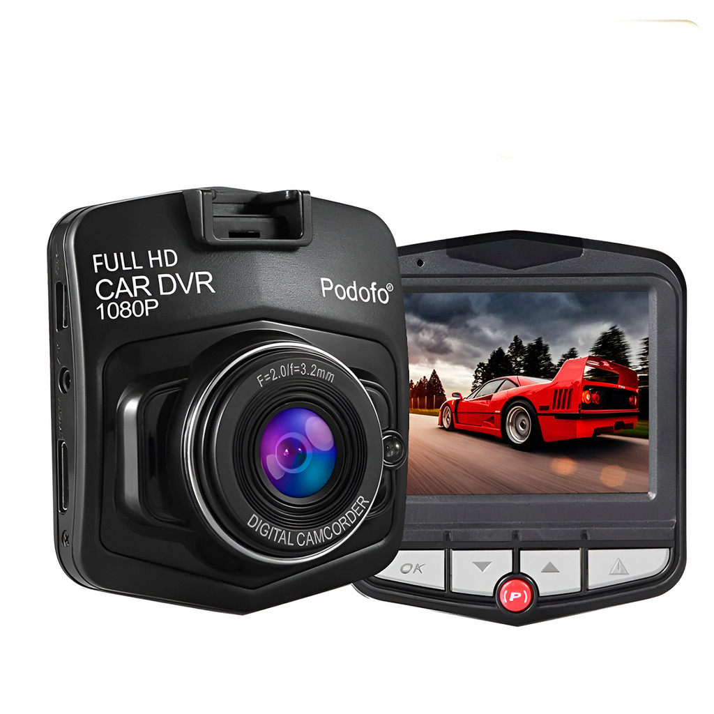 Mini Câmera Gravador de Vídeo Monitor Veicular Full HD