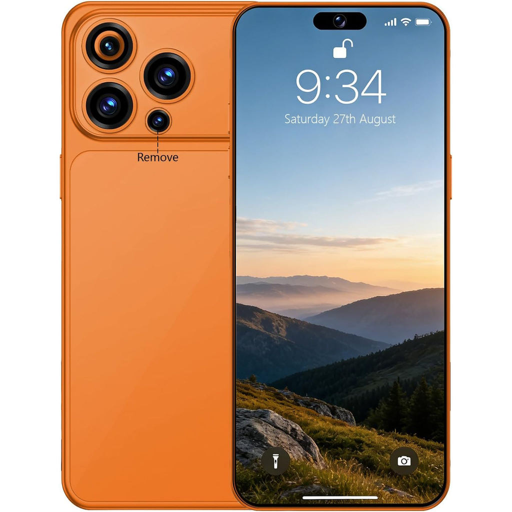 A17 Unlocked Phone Ultra 8GB 256GB Smartphone Android 15 Phone,6800mAh Battery 5G Dual SIM Dual Standby