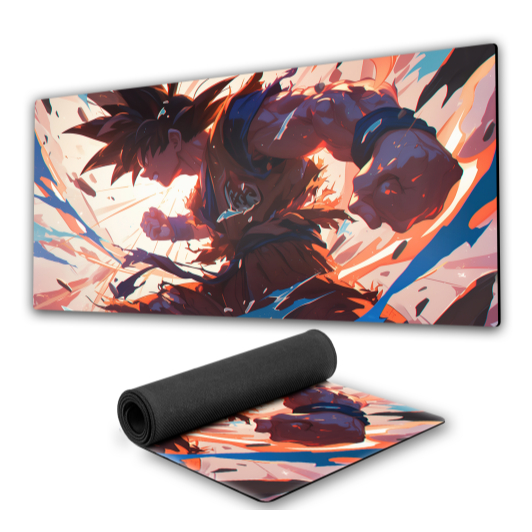Mouse Pad Dragon Ball Z anime fundo de borracha 90x40cm 80x30cm 900x400 800x300 speed gamer mousepad dbz goku vegetta