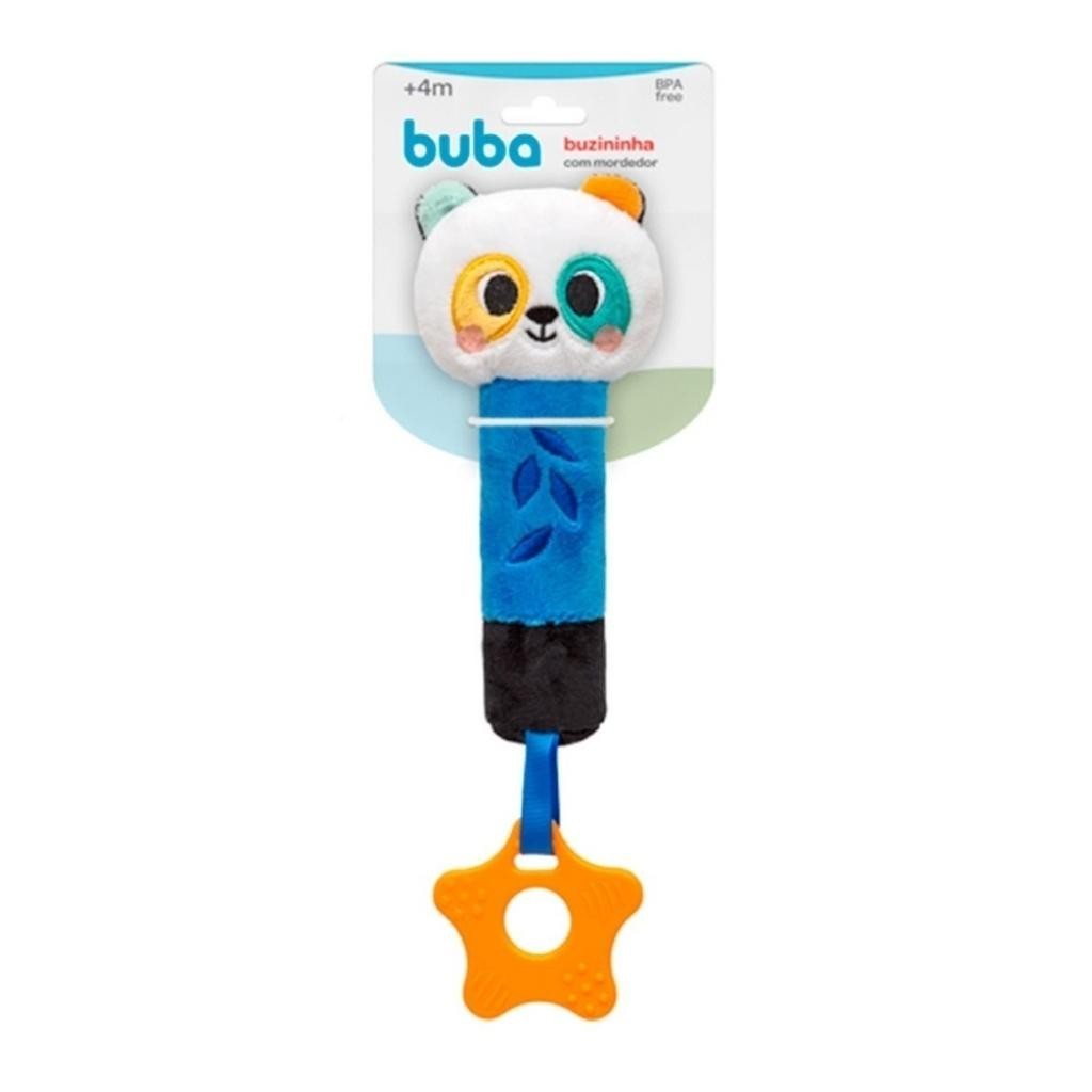 Buzininha Infantil com Mordedor Buba Zoo Panda / Unicórnio