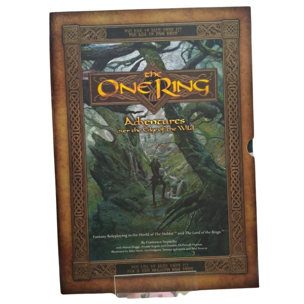 LIVRO RPG - The One Ring - Adventures Over the Edge of the Wild - Em Ingles (seminovo)