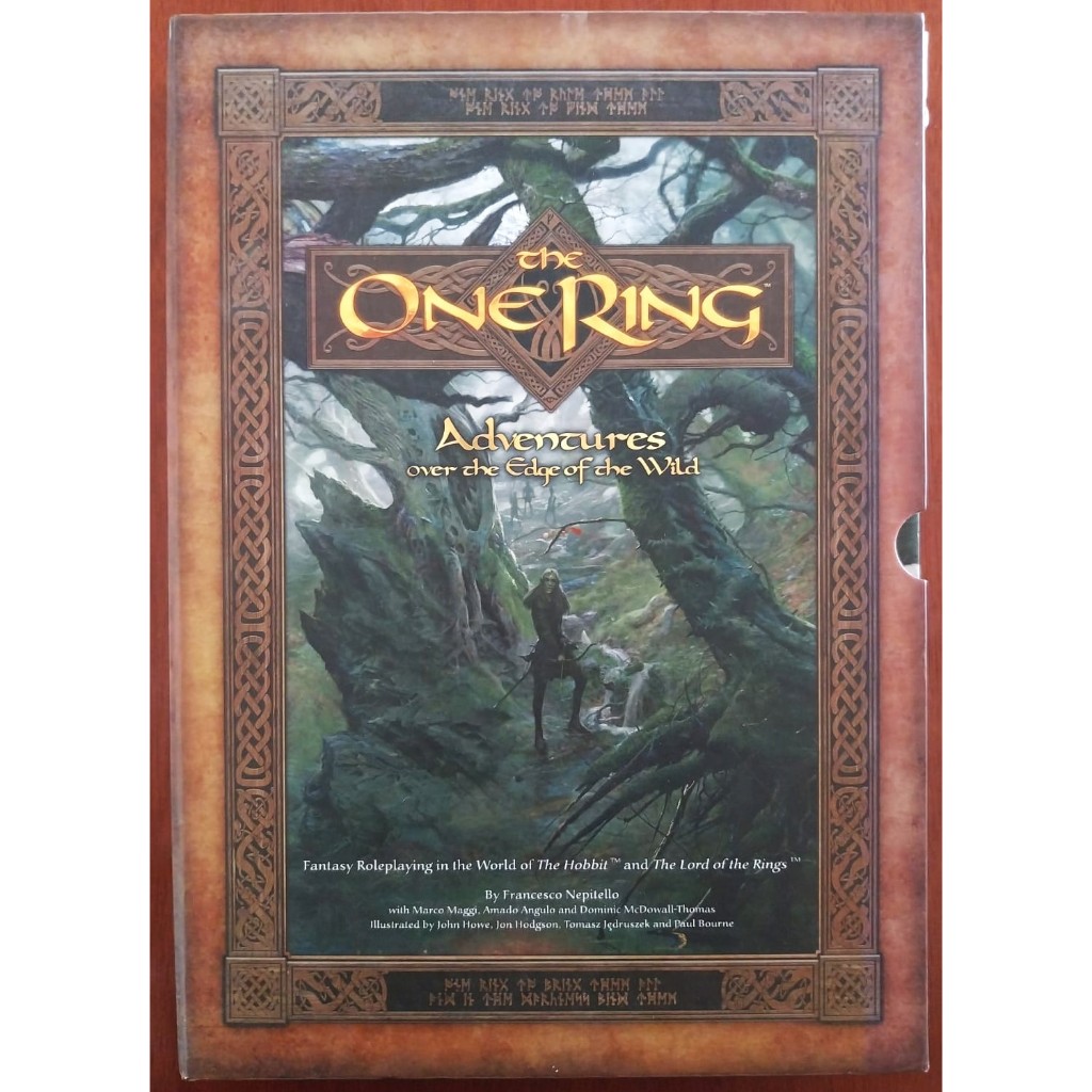 Adventures over the Edge of the Wild - The One Ring - O Senhor dos Anéis - Livro de RPG