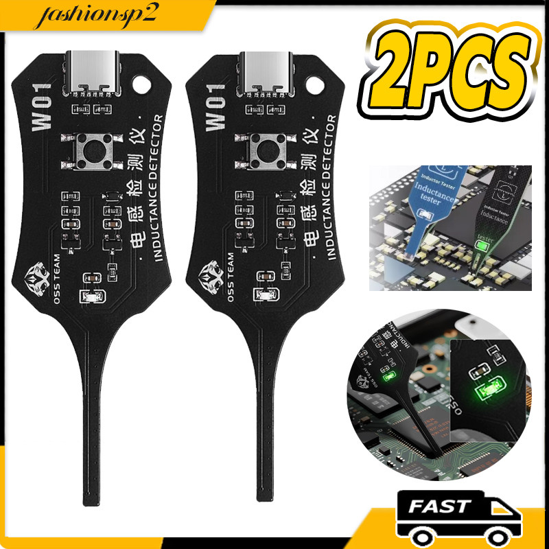 2Pcs Inductor Detector Repair Tool Inductance Tester Motherboard Coil Electromagnetic Induction Qui Fault