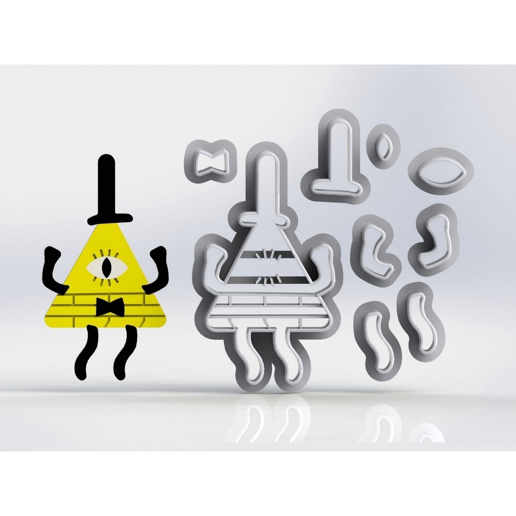Cortador Gravity Falls - Bill Cipher