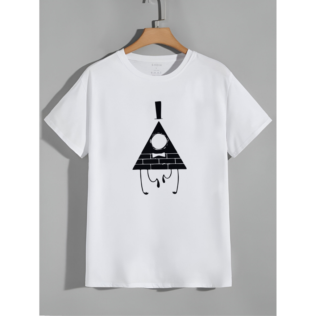 Camiseta Bill Cipher GF 100% Algodão Estampa Geek Desenho Gravity Falls