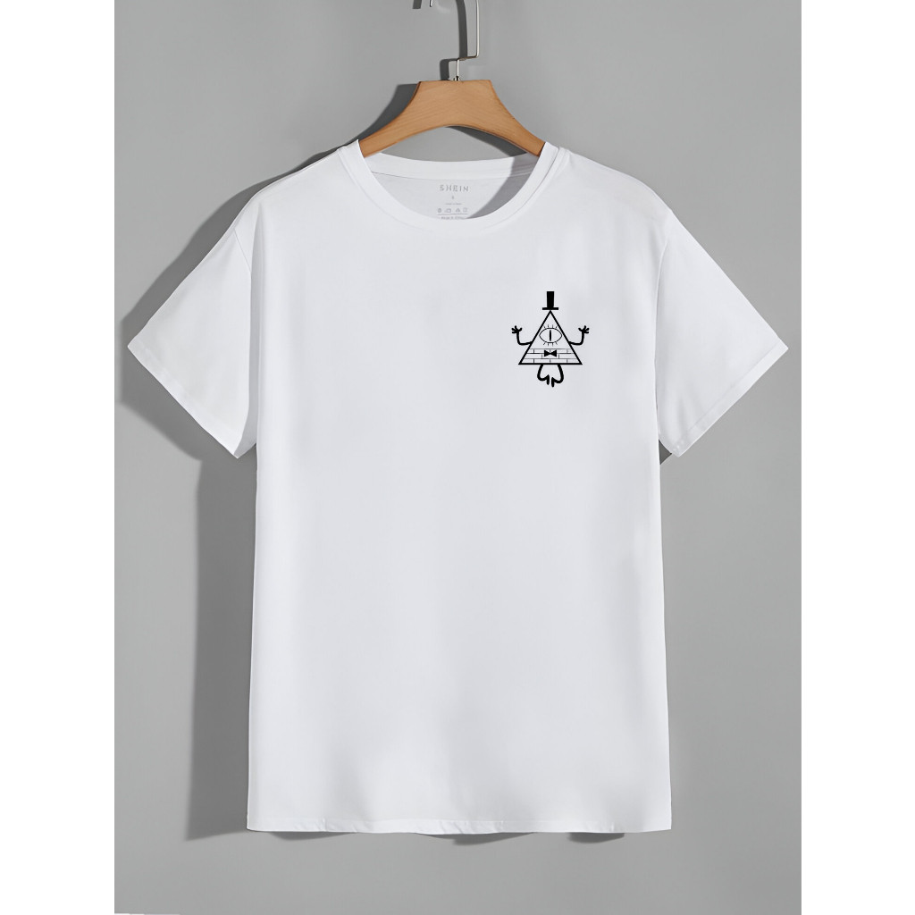 Camiseta Geek   Bill Cipher - Personagem Gravity Falls Desenho