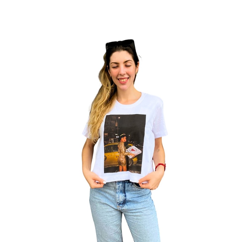 Camiseta Cavalera Feminino Folded Junk Food Princesa