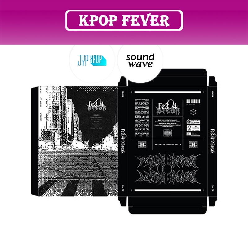 [ POB ] NMIXX - [Fe3O4: BREAK] (POSTER VER.)  CD FOLDED POSTER LYRIC BOOK PHOTO CARD