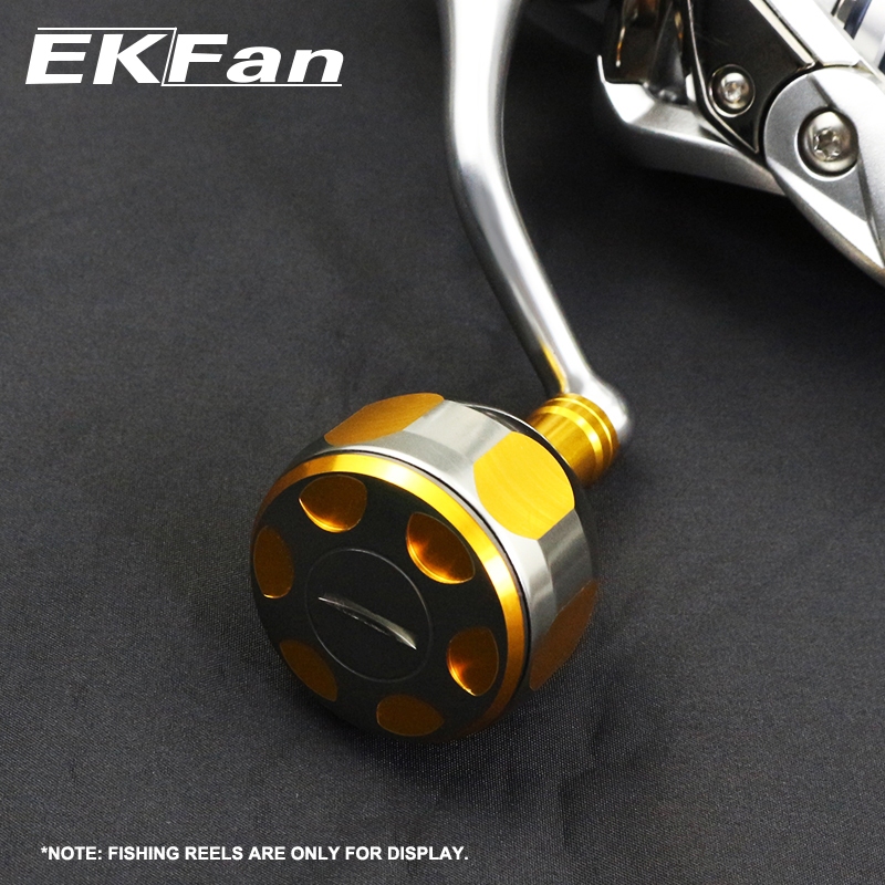 EKFan 26MM aluminum alloy Fishing Reel knob fit 4mm Shaft A/S/D With bearings spinning Baitcasting lure reel parts