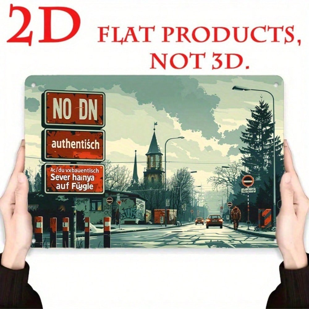 CIFbuy Retro Metal Sign Vintage Road Cars Graffiti Tin Decoração De Parede Garagem