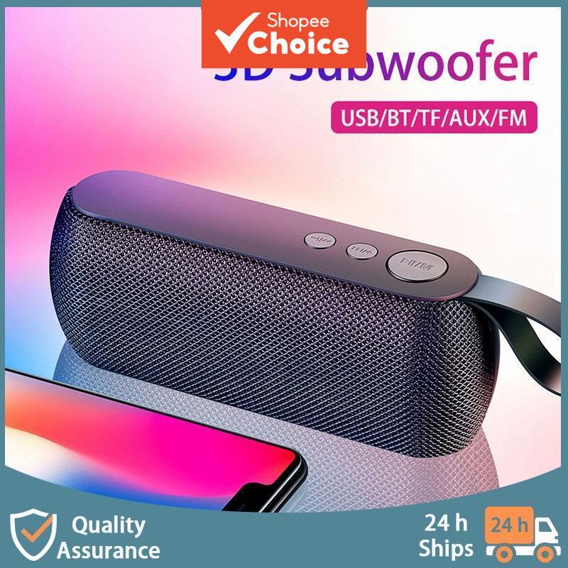 SPRISE Bass Stereo Mini Caixa de Som Bluetooth Portátil Sem Fio USB para Computador e Laptop