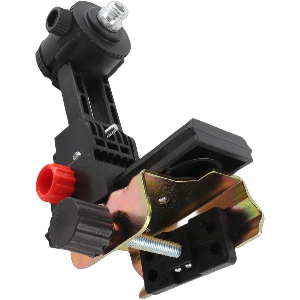 Garosa Fine Tuning Bracket Level Adapter L Shape Magnetic Pivoting Base Level Pole Mount 360 Degree Rotating Adjustable