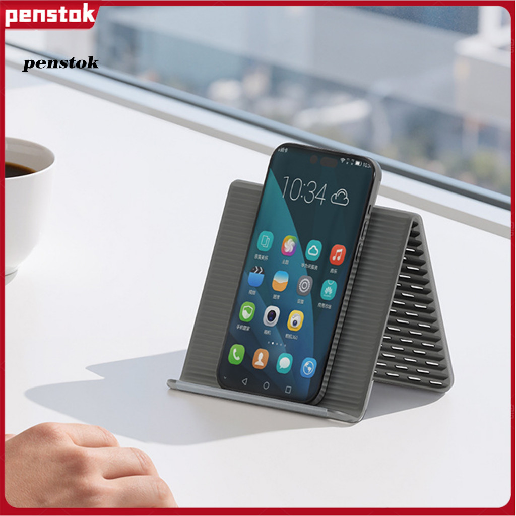 Mobile Phone Holder Lightweight Stand Rollable Portable Silicone Adjustable Mount for Smartphones Tablets Laptops – Co