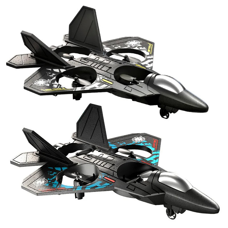 Avião Drone Controle Remoto Gravity Sensing Aircraft, Planador com Luz, 2.4G, para crianças