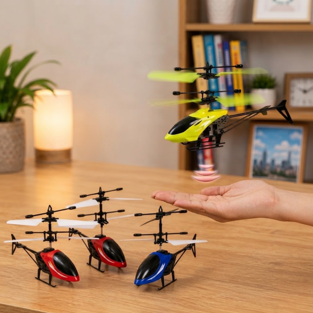 Helicóptero Voador controle Com Sensor De Movimento Indução Aircraft Interativo