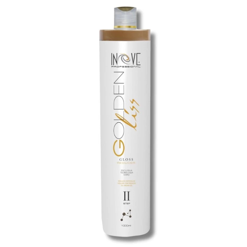 Redutor de Volume Golden Liss Inove 1L | Selagem, Alinhamento e Redução de Volume Profissional