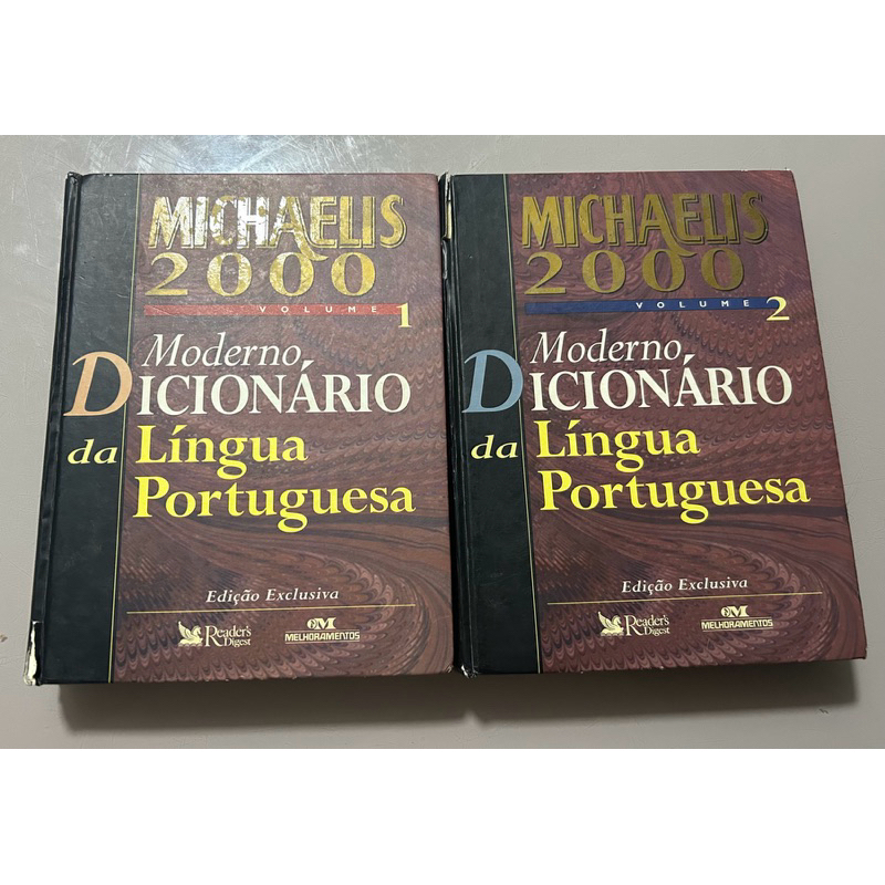 Michaelis 2000 – Moderno Dicionário da Língua Portuguesa | Coleção Completa 2 Volumes | Melhoramentos