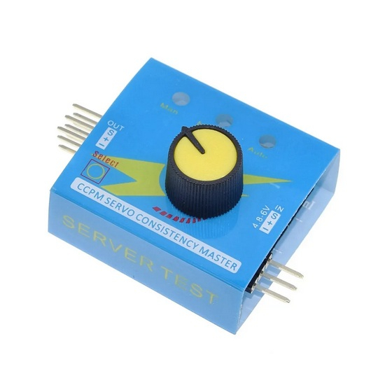 Testador e acionar servo motor 3canais 4,8-6V 3funções