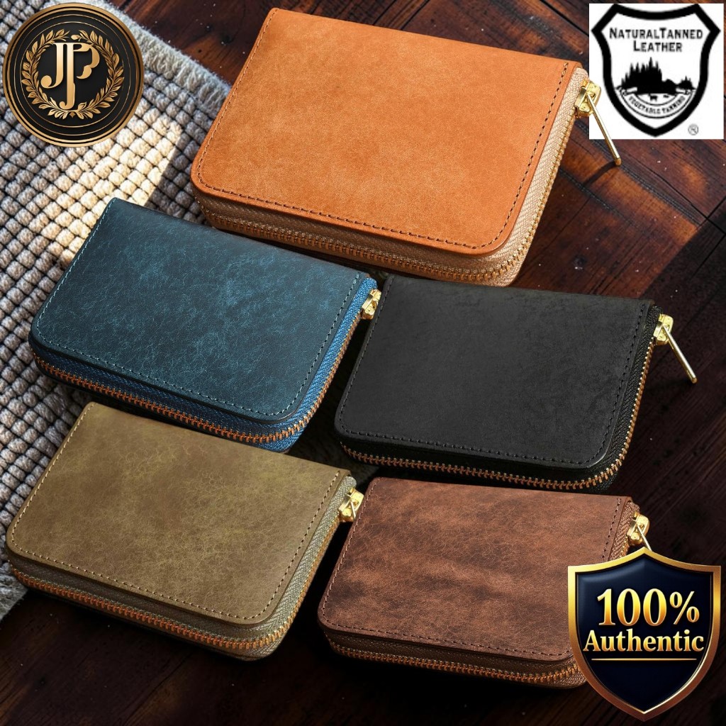 [Kineer Leather Workshop] Men’s Bifold Wallet, Compact Slim with Coin Pocket, Large Capacity, YK
