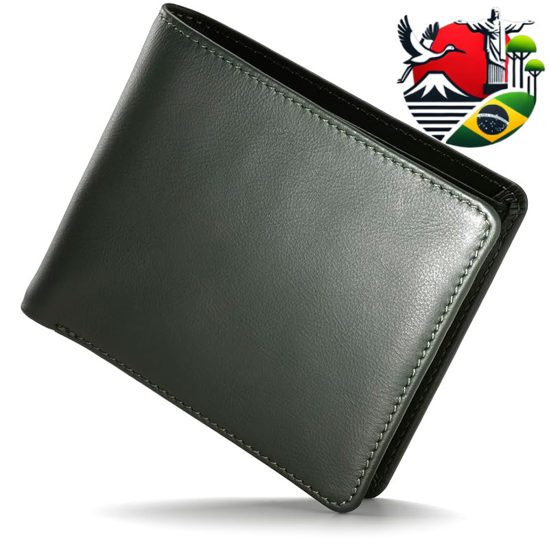 Tokyo Shitamachi Kobo Men’s Bifold Wallet, Genuine Tatsuno Leather, Made in Japan, Smooth Finish, Large-Capacity Card Or
