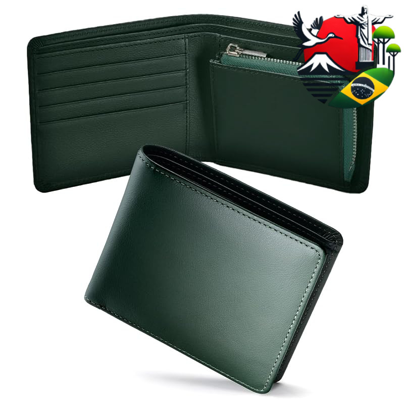 Tokyo Shitamachi Kobo Men's Bifold Wallet, Made in Japan, Genuine Tatsuno Smooth Leather, Large Capacity with Card Slots